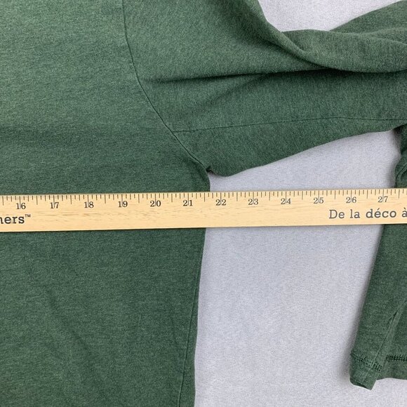 Patagonia Mens Shirt Large Green Daily Henley Long Sleeve Organic Cotton 52260 - Picture 4 of 8